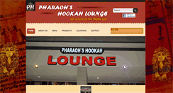 Desktop Screenshot of pharaohshookahlounge.com